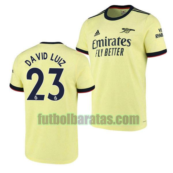 camiseta david luiz 23 chelsea 2021 2022 amarillo segunda