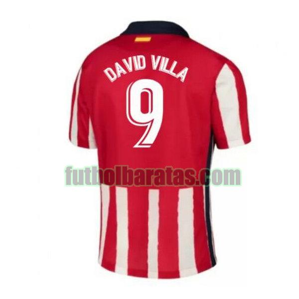 camiseta david villa 9 atletico madrid 2020-2021 primera