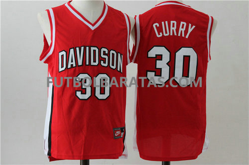 camiseta davidson Curry 30 golden state warriors 2017 roja