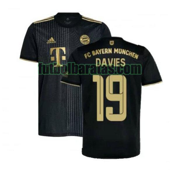 camiseta davies 19 bayern munich 2021 2022 negro segunda