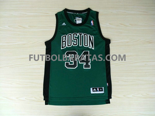 camiseta de Pierce 34 boston celtics draft 2017 verde