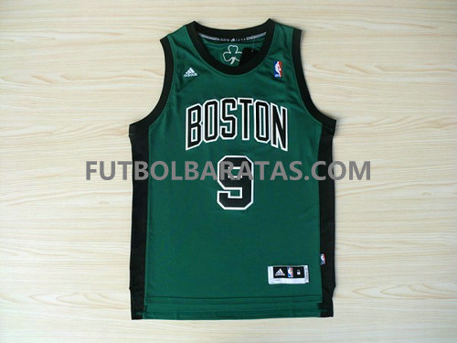 camiseta de Rondo 9 boston celtics draft 2017 verde