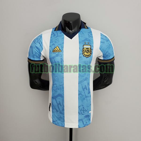 camiseta de argentina 2022 2023 azul blanco special edition player