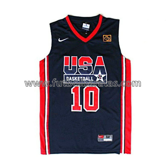 camiseta de baloncesto kobe bryant Número 10 usa 1992 azul