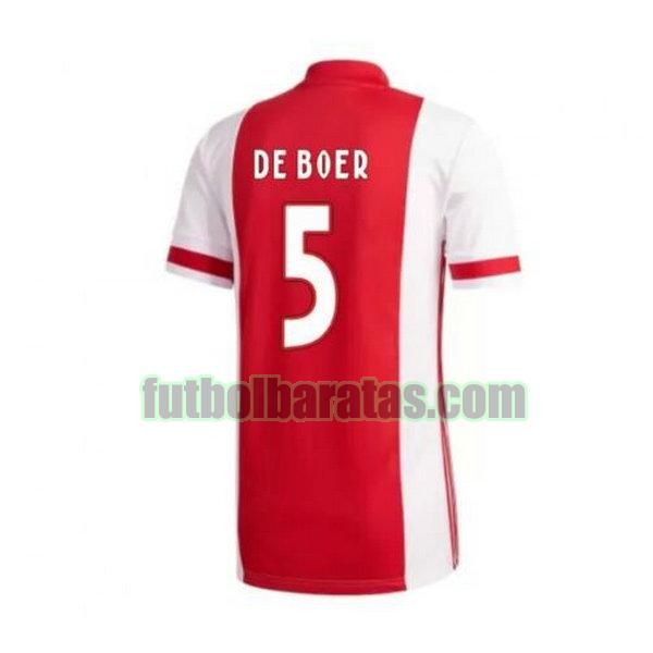 camiseta de boer 5 ajax 2020-2021 primera