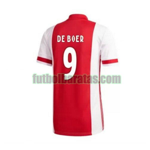 camiseta de boer 9 ajax 2020-2021 primera