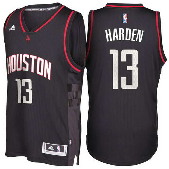 camiseta de james harden 13 houston rockets negro 2017