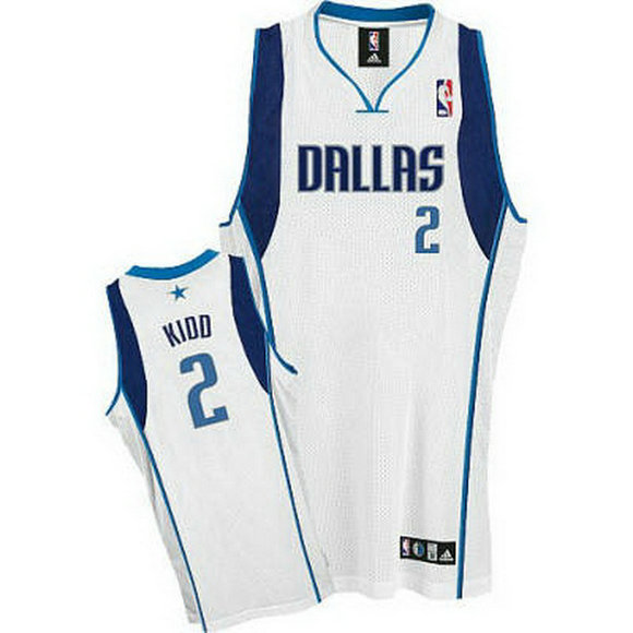 camiseta jason kidd Número 2 dallas mavericks revolucion 30 blanca