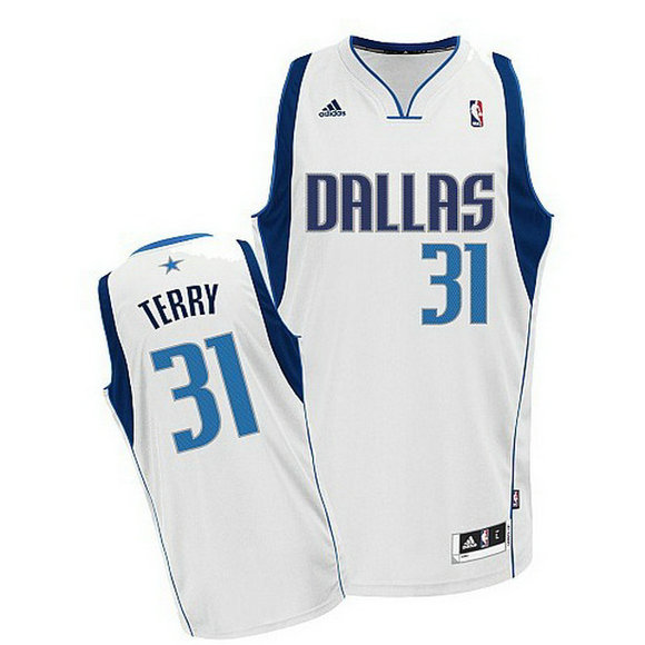 camiseta jason terry Número 31 dallas mavericks casa rev30 blanca