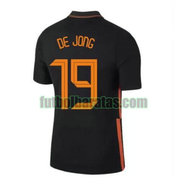 camiseta de jong 19 holanda 2020 segunda