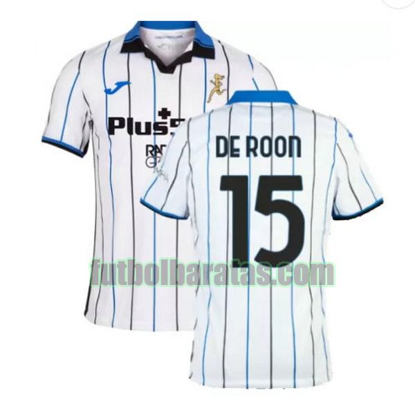 camiseta de roon 15 atalanta 2021 2022 blanco segunda