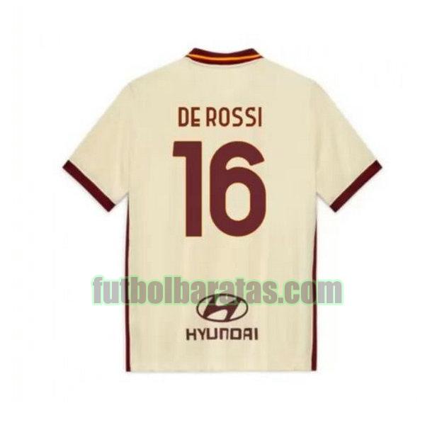 camiseta de rossi 16 roma 2020-2021 segunda