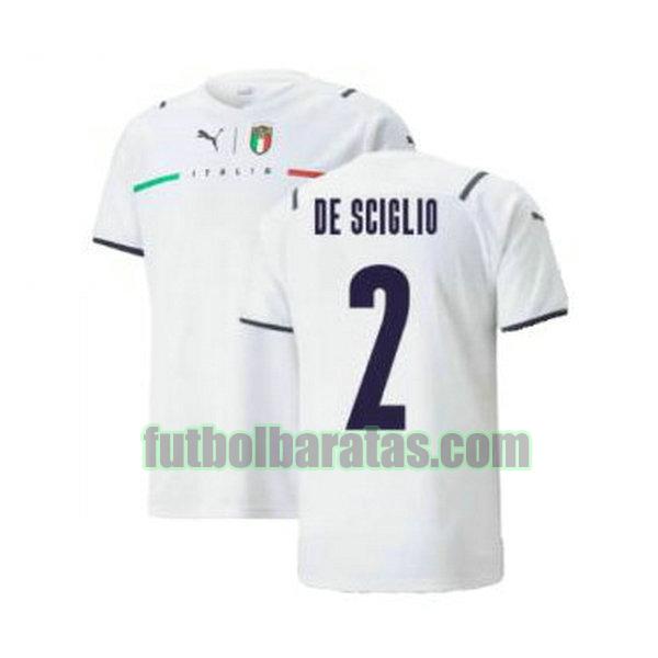 camiseta de sciglio 2 ac milan 2021 2022 blanco segunda