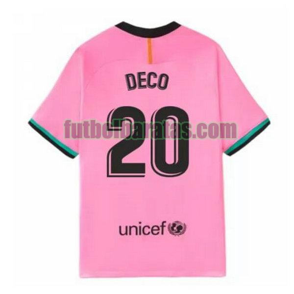 camiseta deco 20 barcelona 2020-2021 rosa tercera