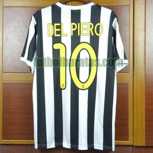 camiseta del piero 10 juventus 2009-2010 negro primera