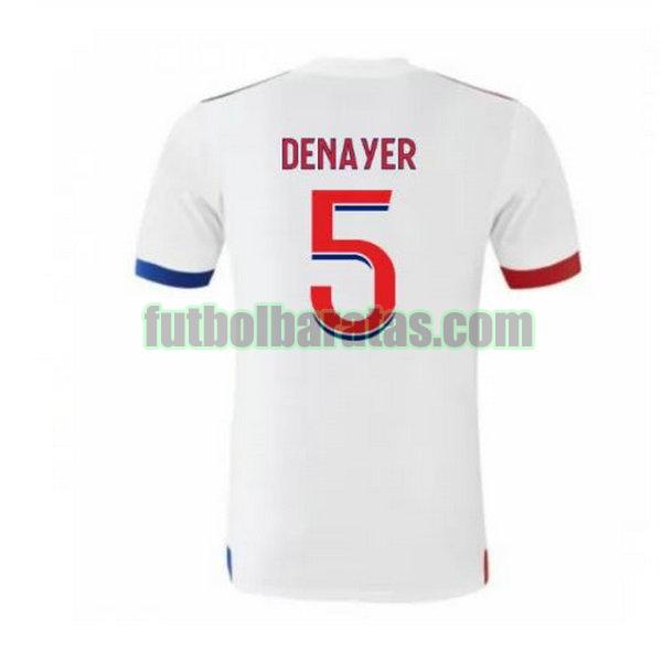 camiseta denayer 5 lyon 2020-2021 primera