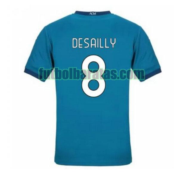 camiseta desailly 8 ac milan 2020-2021 tercera