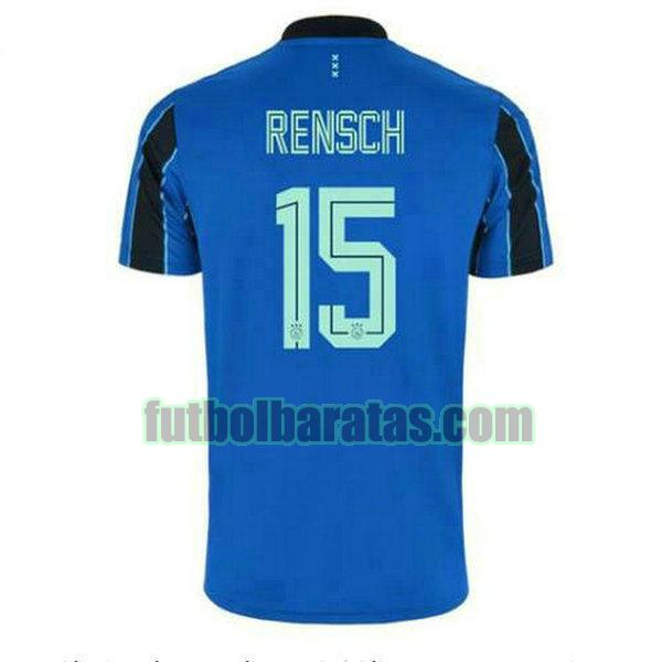 camiseta devyne rensch 15 chelsea 2021 2022 azul segunda
