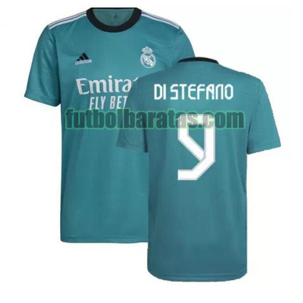 camiseta di stefano 9 real madrid 2021 2022 verde tercera