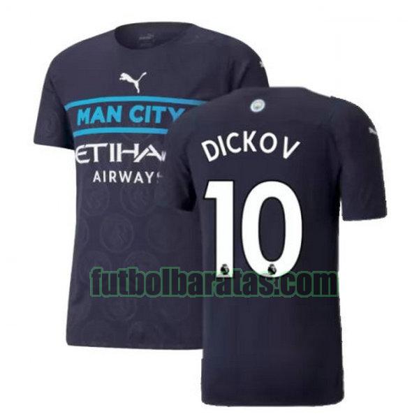 camiseta dickov 10 manchester city 2021 2022 negro tercera