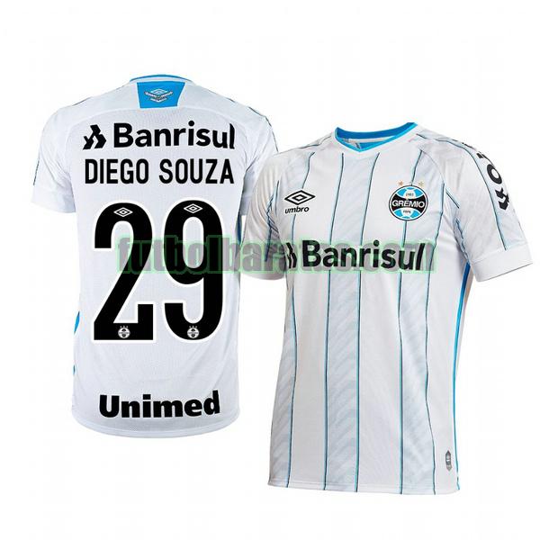 camiseta diego souza 29 camiseta gremio 2020-2021 segunda