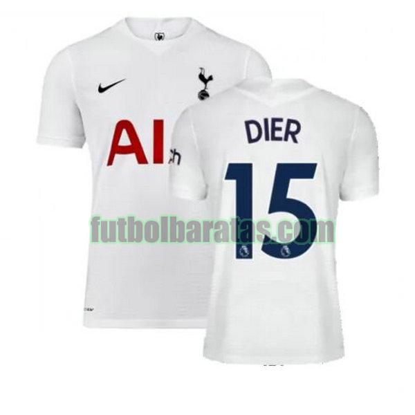 camiseta dier 15 tottenham hotspur 2021 2022 blanco primera