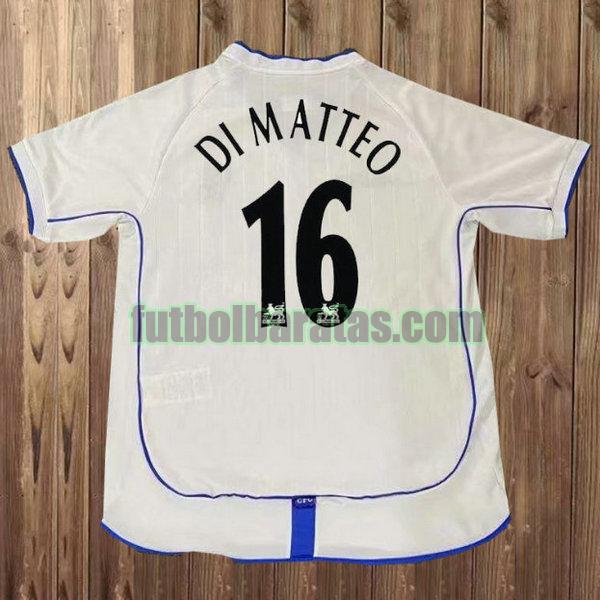 camiseta dimatteo 16 chelsea 2001-2003 blanco segunda