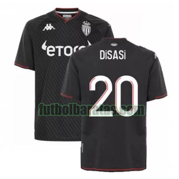 camiseta disasi 20 monaco 2021 2022 negro segunda