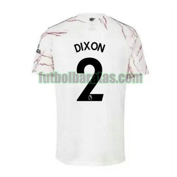 camiseta dixon 2 arsenal 2020-2021 segunda