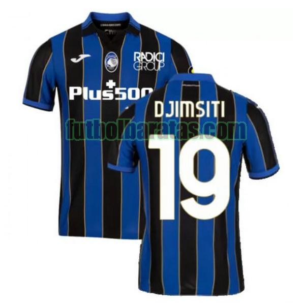 camiseta djimsiti 19 atalanta 2021 2022 azul negro primera