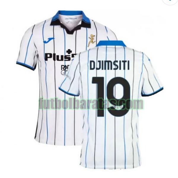 camiseta djimsiti 19 atalanta 2021 2022 blanco segunda