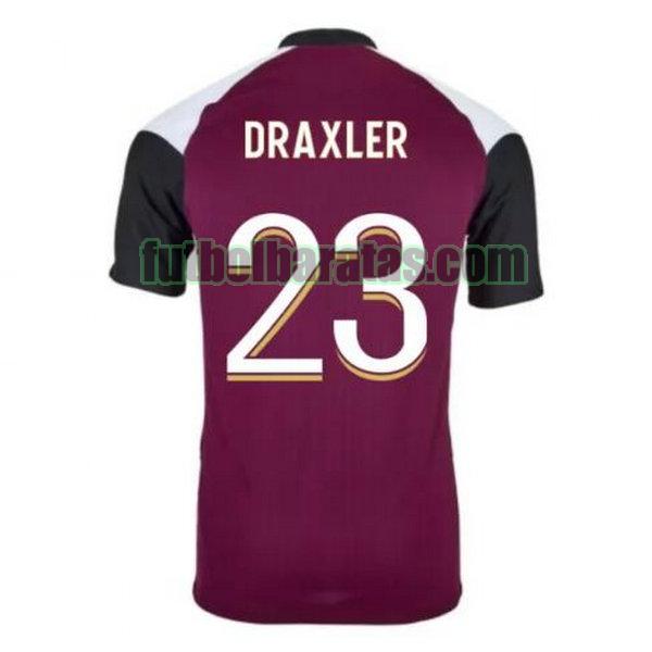 camiseta draxler 23 paris saint germain 2020-2021 púrpura tercera