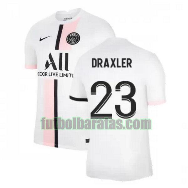 camiseta draxler 23 paris saint germain 2021 2022 blanco segunda