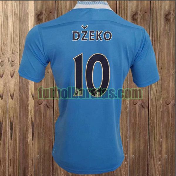 camiseta dzeko 10 manchester city 2011-2012 azul primera
