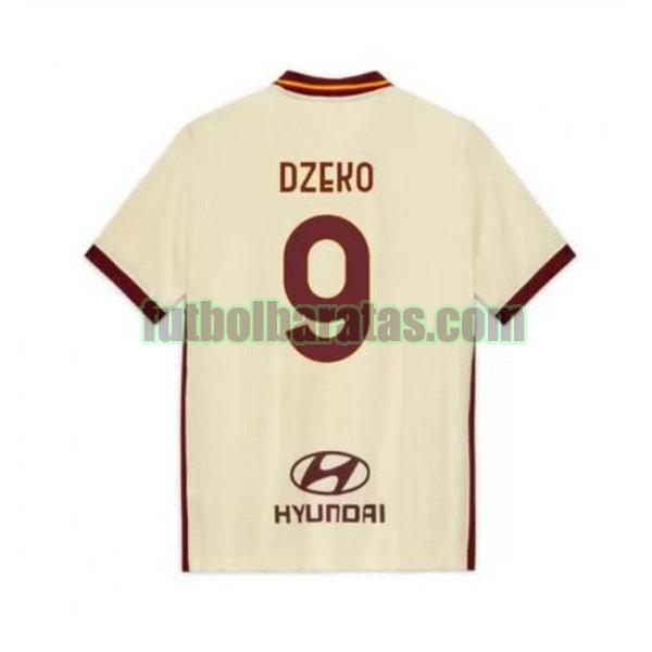 camiseta dzeko 9 roma 2020-2021 segunda