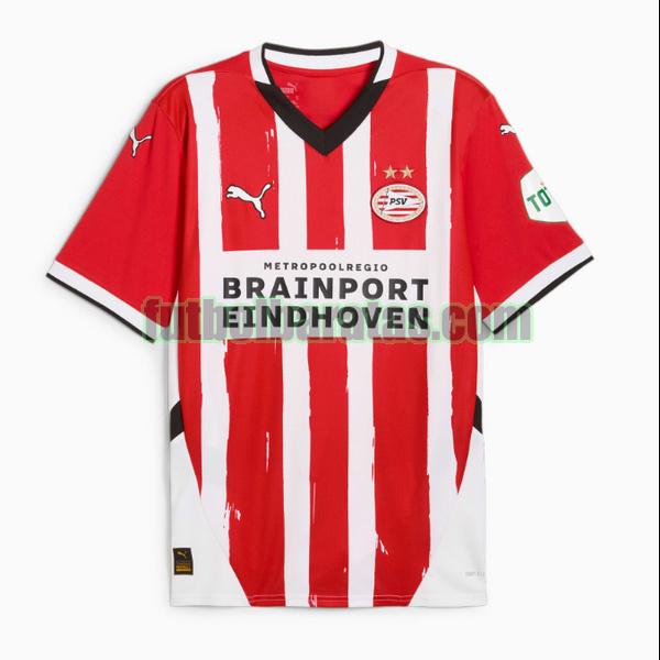 camiseta eindhoven 2024 2025 rojo negro primera