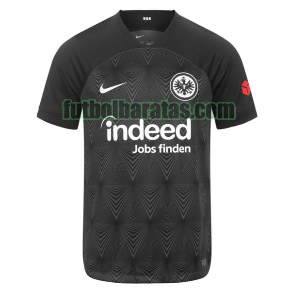 camiseta eintracht frankfurt 2022 2023 negro segunda tailandia