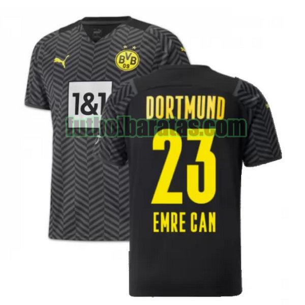 camiseta emre can 23 borussia dortmund 2021 2022 negro segunda