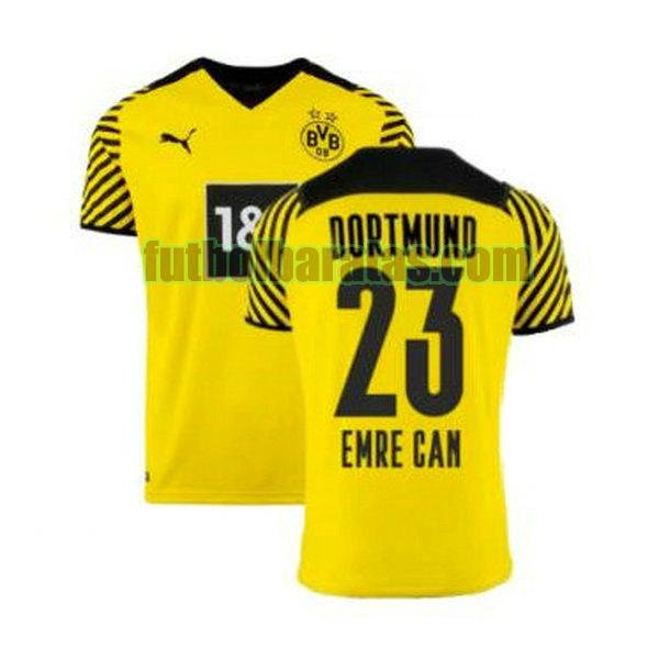 camiseta emre can 23 camisetas borussia dortmund 2021 2022 amarillo primera