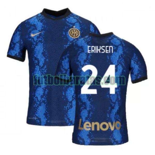 camiseta eriksen 24 inter milán 2021 2022 azul primera