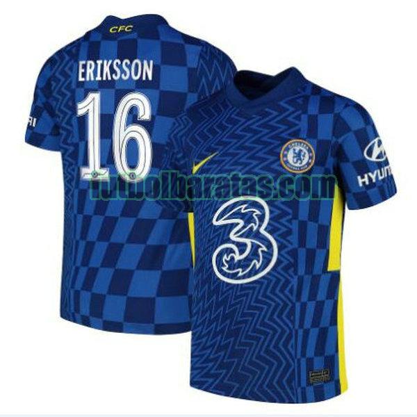 camiseta eriksson 16 juventus 2021 2022 azul primera