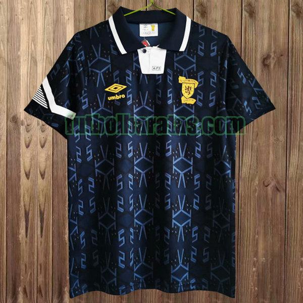 camiseta escocia 1991-1994 negro primera