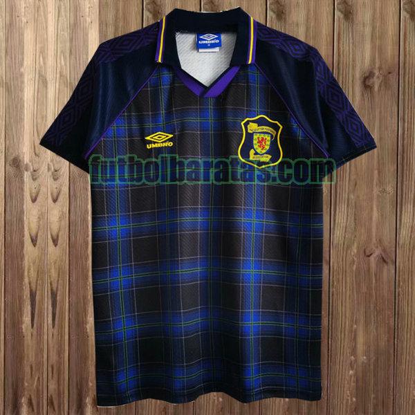 camiseta escocia 1994-1996 azul primera
