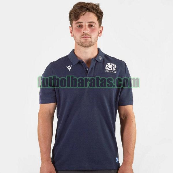 camiseta escocia 2019-2020 azul polo