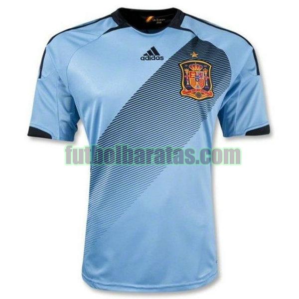 camiseta españa 2012 azul segunda