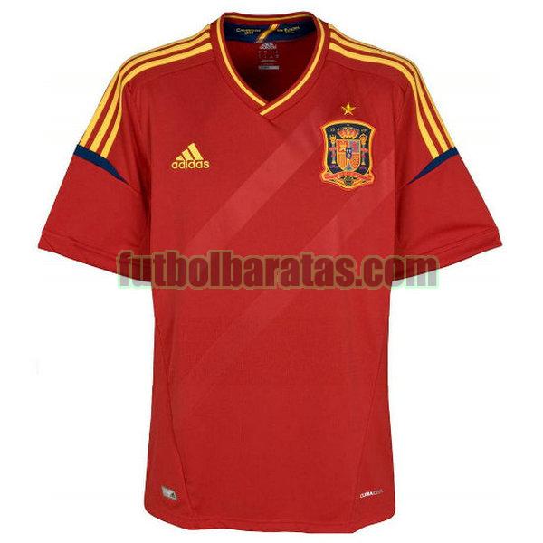 camiseta españa 2012 rojo primera