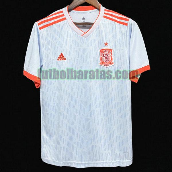 camiseta españa 2018 blanco segunda