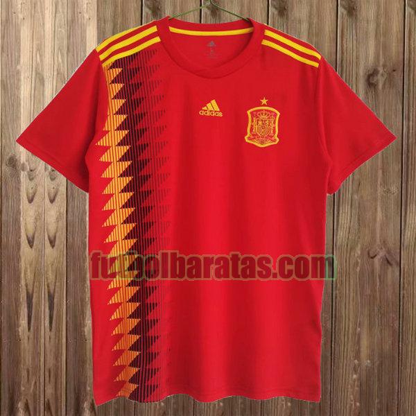 camiseta españa 2018 rojo primera