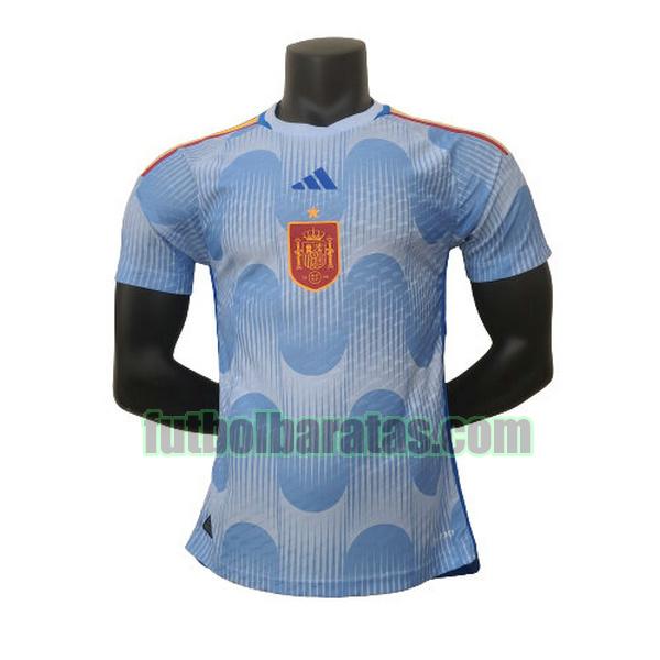 camiseta españa 2022 azul segunda player