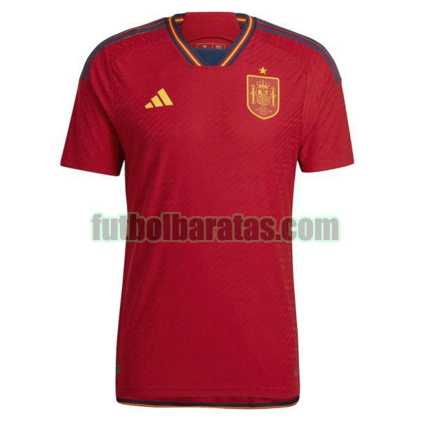 camiseta españa 2022 rojo primera